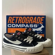 COMPASS Retrograde Low Black White Casual Shoes for Men and Women, Latest Compass