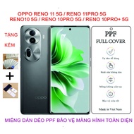 PPF Flexible Sticker for OPPO Reno 11 5G / Reno 11pro 5G / Reno 10 5G / Reno 10pro 5G / Reno 10pro+ 