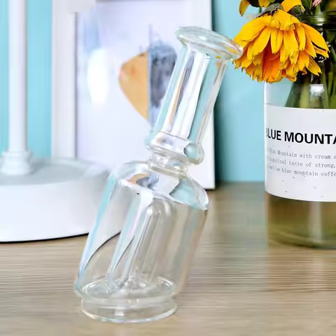 Clear Glass Olive Oil Dispenser Bottle - Oil & Vinegar Cruet with Pourers and NO Funnel Needed For O