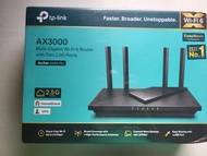 Tp link AX3000 Archer Ax55 Pro multi gigabit WiFi 6 router with two 2.5G ports