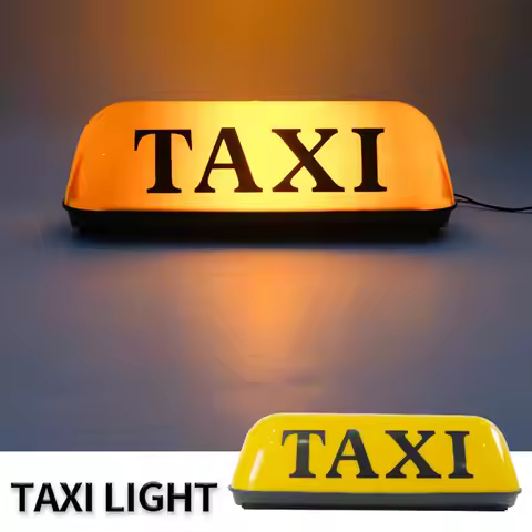 Taxi Sign Car Taxi Light Decor Taxi Light Up Roof Lamp Retro Taxi Roof Sign Cab Roof Top Light Taxi