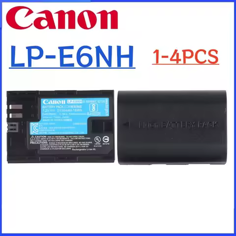 Original LP-E6NH LP-E6N Battery For Canon EOS R5 R6 Mark II R7 R5C 5D Mark IV 5D3 6D 7D MARK II 80D 