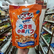 DUA KELINCI USAGI PUFF GANDUM WHEAT CARAMEL FLAVOUR 8 x 10 g