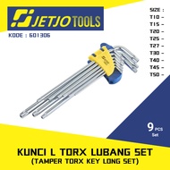 JETJO TOOLS LAKONI PRO 9-piece Torx Key Set 9-piece Tamper Torx Key Set/ 601306