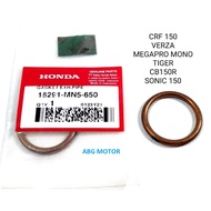 EJOS EXHAUST GASKET CRF 150 VERZA MEGAPRO MONO SONIC 150 TIGER CB150R CB 150 R ORIGINAL 18291-MN5-65