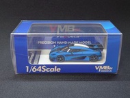 VMB 1/64 樹脂模型車 Koenigsegg One:1 # blue