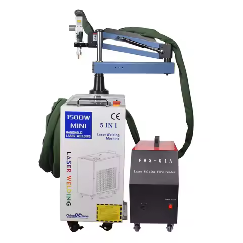 2000W BWT 5 in 1 Fiber Laser Battery Welding Cleaning Cutting welding Machine Double Wobble Handheld