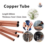 Purple Copper Tube Copper Tube Red Copper Tube Hollow Straight Round Copper Tube Straight Copper Tub