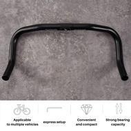 Bike Bullhorn Handlebar Aluminum Alloy 25.4mm 390mm Bicycle Handlebar for Fixed Gear Bike Road Bike