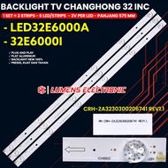 CHANGHONG 32 INCH LED TV BACKLIGHT32E6000A 32E6000I 32E6000 BL 6K CRH-ZA LAMP3230300206741REV1.0I