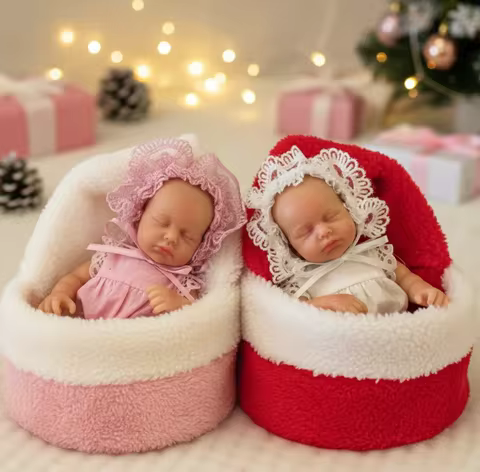 LouLou Mini Palm 1PCS/2 Styles Waterproof bebe reborn de silicona Girl Dolls With Paint Skin Lifelik