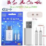 Charge The Fishing Float Battery With 2 CR-425 PK-35 Fishing Radio Battery - cancau24h