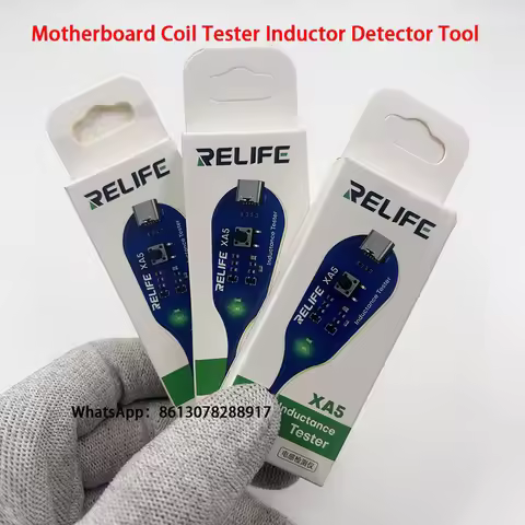 RELIFE Coil Tester XA5 Phone Motherboard Inductor Detector PCB Troubleshooting Electromagnetic Fast 