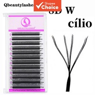 W Double-Layer Clover Lashes 8D D-Curl 8-15mm Mixed Egyptian Volume