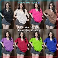 100% Cotton Thai Women's T-shirt [Code A99] MEDIUM FORM, WIDE FORM, Soft, Cool, Stretchy 4C [THAI BA