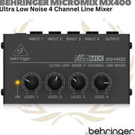 diskon behringer micromix mx400 4 channel line mixer | mini compact