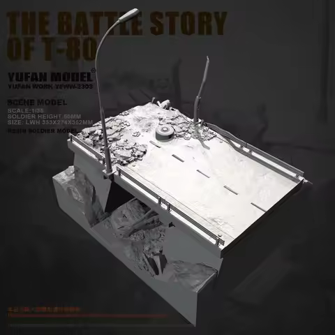 YUFAN Original 1/35 T 80 Story Scene Resin Soldier YFWW-2303/3D