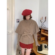 「สินค้าลิขสิทธิ์แท้」IRIS BOUTIQUE 26 Spring | IJLX753 Retro jacket เสื้อแจ็คเก็ต Wool กันหนาว ใส่ไปเ