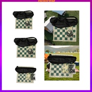 [Tachiuwa2] Portable Chess Set, Foldable Chess Game Set, Board Games, Deluxe Chess Set
