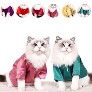 Baju Raya Kucing Haiwan pet clothes silk