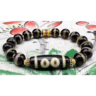 0408一线天珠手链0408 First Line Dzi Bead Bracelet