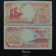 Uang kuno 100 rupiah pinisi UNC
