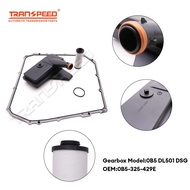TRANSPEED DSG 0B5 DL501 0B5325429E Transmission Oil Filter Oil Pan Gasket Oil Filter Repair Kit For 