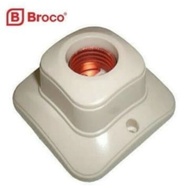 Broco Oval 1211 Fitting Broco Cream Color E27 Lamp Fitting
