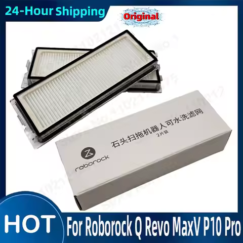 Original Washable Filter Accessories For Roborock P10 Pro Q Revo Maxv Robot Vacuum Cleaner Hepa Filt