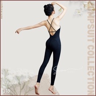 Jumpsuit yoga J18 hàng Quảng Châu cao cấp bộ jump tập yoga gym vải co giãn 4 chiều thắm hút mồ hôi
