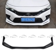 ABS Front Splitter Bumper Chin Lip Spoiler For Honda CIVIC 11TH FL1 FL4 TYPE R Auto Tuning
