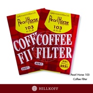 Hillkoff : Pearl House Famous 103 Drip Coffee Filter Paper Filter Coffee Filter Paper