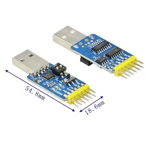 CP2102 six-in-one multifunctional serial port module usb to TTL 485 232 mutual conversion compatible