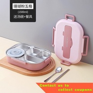 2023Ward Tupperware（WORTHBUY）Insulated Lunch Box Dinner Plate Lunch Box Work Student Bento Box304Stainless Steel1People