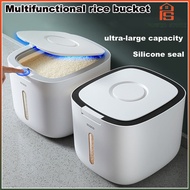 Rice Container Kitchen Nano Bucket Cylinder Storage Box