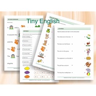 [Free card file] 50 English Worksheet exercise sheets with eye-catching images for children to inter