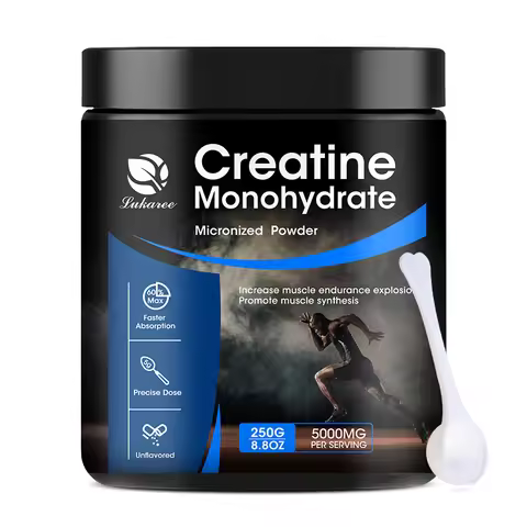 Lukaree Creatine Supplements Monohydrate for Muscle Growth Endurance and Energy Support Boost Athlet