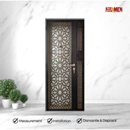 Laser Cut Gate for HDB, BTO, CONDO and Resale Flat Customiza Size and Design | Mild Steel Gate