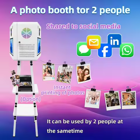 Newest Dual screens selfie15.6-inch touch screen DSLR photo booth machine Magic Mirror Photo Booth F