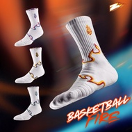 UZIS Basketball Socks Thick Ankle Cushioning Anti-slip Sport Socks - Basketball Fire Thick Socks