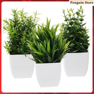 3pcs Small Fake Plants Mini Artificial Plants with Plants Home Office Fake Potted Plant Mixed Style