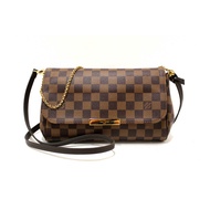 Louis Vuitton Damier Ebene Favorite MM Crossbody Messenger Bag