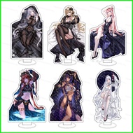 SQ1 Genshin Impact Anime Figure Model Toy Acrylic Stands Shenhe Eula Arlecchino Plate Holder Home De