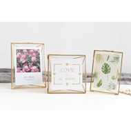 zakka Brass Photo Frame 4 * 6 4X6 Inch 5 * 7 5X7 6 * 8 Gold Wall-Mounted LPH02