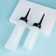 1pc Or 2pcs/Set Clear Beauty Salon 8.12oz 4.06oz Plastic Dye Squeeze Applicator Hair Oil Applicator