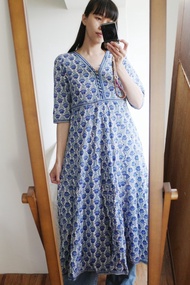 Vintage Anokhi dress 印度手工蓋印古典洋裝