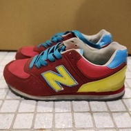 原價$2480 二手 new balance 574 US6 23公分 帆布 古著 327 990