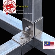 MC# Square Tube Connector, 40*40mm solderless Pipe Fixed Joint,  galvanizing carbon steel Fixed Pipe