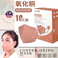 KN95 5LY COPPER OXIDE ANTIVIRUS 氧化铜灭活口罩Can be reused 60 times（READY STOCK）