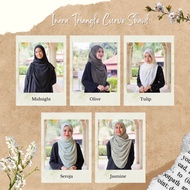 Inara Triangle Curve Shawl